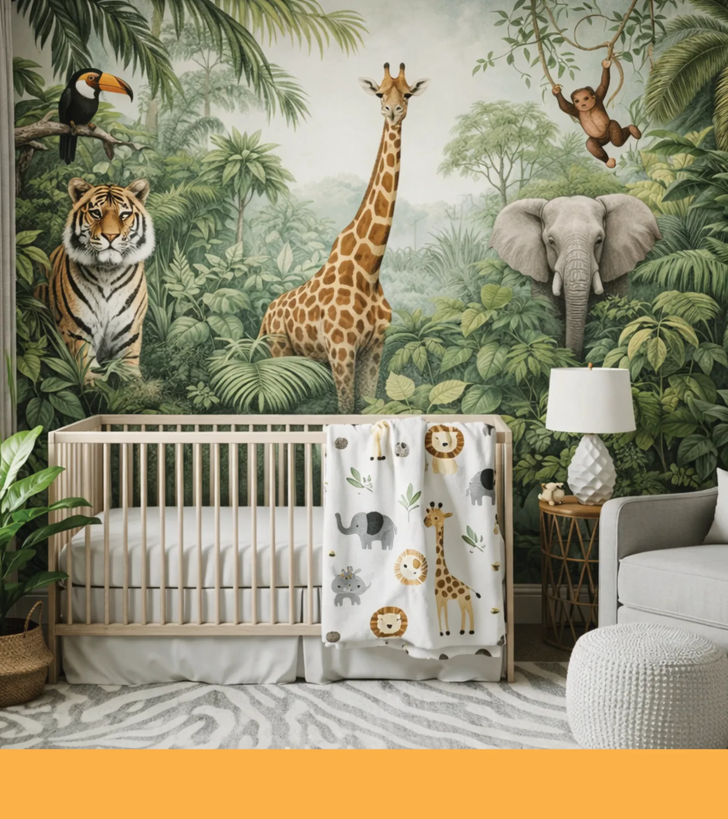 Wall print example with custom artwork